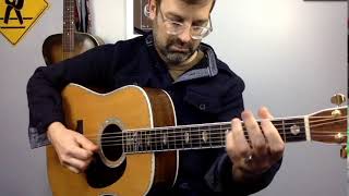 Andy Hatfield Plays and Talks Bluegrass Guitar