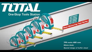 TOTAL Steel measuring tape series