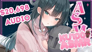 【HQ ASMR/KU100】Velvet Whispers and STRONG Triggers For Deep Sleep [$20,698 ASMR/Heartbeat/EN/日本語]