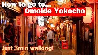 [Shinjuku, Tokyo] Direction to Omoide Yokocho - the Showa-retro drinking spot