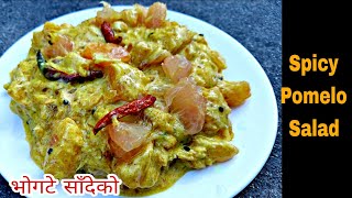 भोगटे साधेको बनाउदा यी २ चीज राख्न नबिर्सनुहोल..🍈|| Sadeko Bhogate || Bhogate Sadeko| Pomelo Pickle