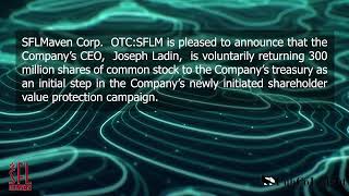 SFLMaven Inc. Press Release April 22, 2021