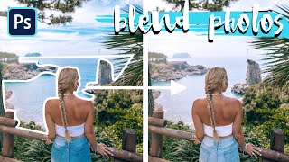 How to Quickly Blend Two Photos in Photoshop: Photoshop Composite Photo Tutorial