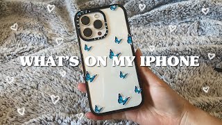 ASMR what’s on my iphone 13 pro!