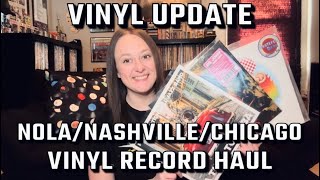 VINYL FINDS | NOLA/Nashville/Chicago 2023 Vinyl Record Haul #VinylCommunity