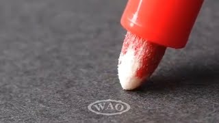 VERY SATISFYING MARKER RED COLOR #shorts