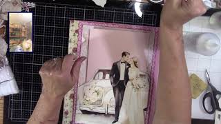 It's Wedding Time!  Mini Album Tutorial -- Assembling my pages -5