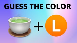 Guess The Color By Emoji | Guess The Color Challenge