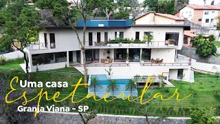 🔴 CASA ESPETACULAR de ALTÍSSIMO PADRÃO em Frente ao LAGO no PALOS VERDES - GRANJA VIANA - SP