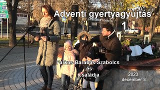 Adventi 1. gyertyagyújtás Hernádon 2023