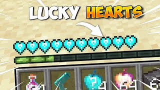 Minecraft But I Have DIAMOND LUCKY HEARTS!