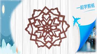 Easy paper craft： paper cutting window decoration