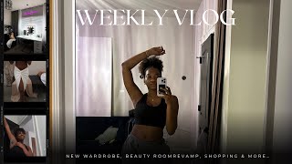 WEEKLY VLOG: new wardrobe pieces, waxing at home  & revamping my beauty room