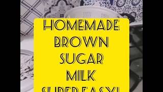 RESEP BROWN SUGAR MILK YANG LAGI HITS, GAMPANG BIKIN AJA SENDIRI!