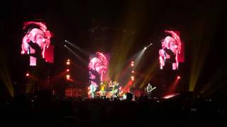 5 Seconds of Summer performing Catch Fire at London O2 Arena on April 8, 2016.