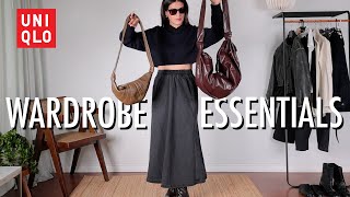 CAPSULE WARDROBE | Elevated Casual Outfits feat. Uniqlo, Acne Studios Musubi Bag, Lemaire Croissant