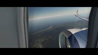 X-Plane 11.55: Beautiful Departure out of Corfu