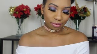 Blue Smokey Eye Makeup! WOC Friendly