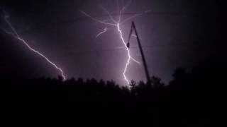 Incredible slow-mo lightning/crawlers / Anvil Crawler lightning