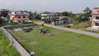 Drone shot of Chanauli bazar