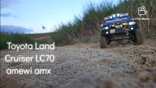 Toyota land cruiser LC70 amewi amx rock #4x4 #crawler #rccars #toyota #landcruiserv8 #lc70 #cracow