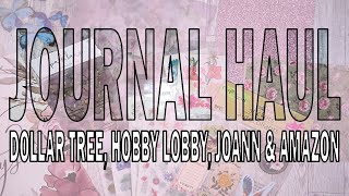 Dollar Tree | Hobby Lobby | JoAnn | Amazon | Stationery Haul | Stickers and Journal Supplies