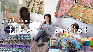 a ⭑productive week ⭑ in my life | completing yarn orders, crochet wips & tutorials, craft with me