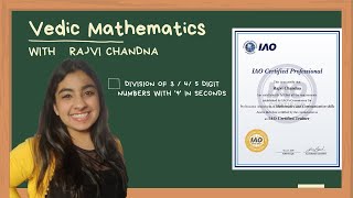 Vedic Maths Tricks: Learn Division of  TWO /THREE /FOUR /FIVE DIGIT numbers by '9' in seconds.