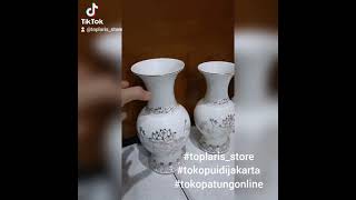 VAS BUNGA TERATAI IMPORT TIMBUL #toplaris_store #tokopuidijakarta #tokopatungonline