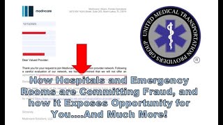 How hospitals and emergency rooms commit fraud and how it exposed opportunity for your NEMT Business