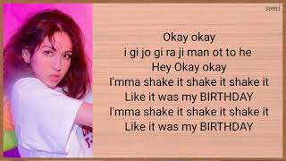 SOMI  - BIRTHDAY Easy Lyrics