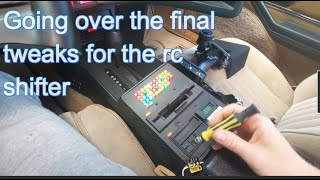 Remote controlled life size Knightrider final shifter tweaking