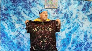 DIY How to tie dye camouflage Blotter simple tiedye hobo style