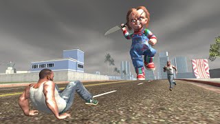 Franklin Fight Chucky 'Killer Doll' in Indian Bike Driving 3D