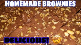 NO BAKE HOMEMADE BROWNIES | SO FUDGY | Chesca Special Treats