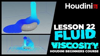 Houdini fluid viscosity #houdini #howto #fluidsimulation #viscosity #houdinitutorial #dynamics #vfx