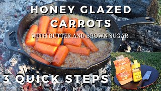 Carrots Glazed in Honey Butter and Brown Sugar in 3 Quick Steps