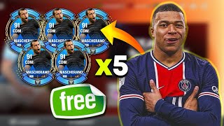 How to Get 5x Free Masherano Cards Right Now! FC Mobile