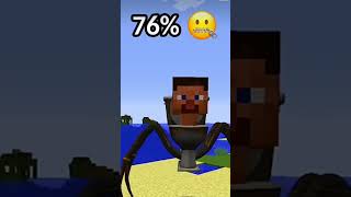 Minecraft  toilet Steve: Wellerman edit: skidibidi toilet Steve 😇💀 #minecraft #wellerman #shorts