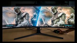 HINDI | 49ʺ QLED Gaming Monitor: CRG9 Feature Video | Samsung review, full detail specification,