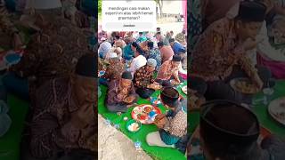 Sekampung kumpul dan makan bersama #resepsi #wedding #pengantin #hajatan #kompangan #rewang #jambi