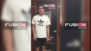 Sebastián Jurado, portero de Tiburones Rojos manda saludo a radioescuchas - Fusión 90.1 FM