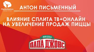 "Влияние сплита ТВ+онлайн на увеличение продаж пиццы"