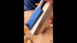 Shaving wood is oddly satisfying