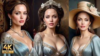 4K AI Art: Capturing the Elegance of Angelina Jolie as the Queen of Hearts