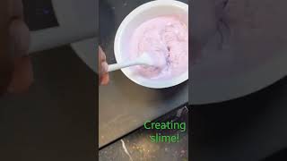 #slime #labratory Creating slime with your kids! #fun #creative #goo