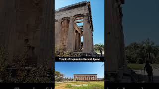 [4K]  Temple of Hephaestus(Ancient Agora) 헤파이토스 신전 #shorts #agora #greece #athens #athenas