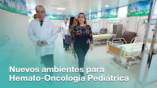 Inauguración del remodelado ambiente de Hemato-oncología Pediátrica del Hospital Guillermo Almenara