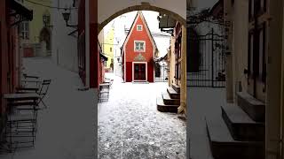 Beautiful Saiakang Street Tallinn