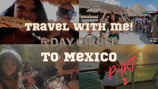 Mexico Cruise Vlog!! | *my first cruise* | Part 2!! | Royal Caribbean | Cozumel, & Costa Maya Mexico